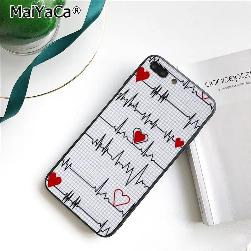 MaiYaCa медицинский чехол для телефона с сердцем для iphone 11 Pro 11Pro MAX 8 7 6 6S Plus X XS MAX 5 5S SE XR 10 чехлов