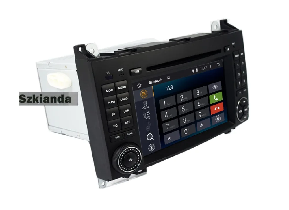 7 дюймовый HD Android 1 автомобильный DVD плеер для Mercedes benz B200 W169 A160 Viano Vito GPS NAVI радио BT