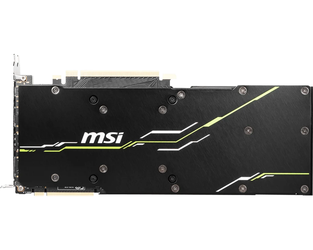 MSI graphics card GeForce RTX 2080Ti VENTUS 11G OC 11GB GDDR6 1635 MHz 4352 Units 352-bit 14 Gbps PCI Express x16 3.0 видеокарта