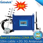 Повторитель сигнала Lintratek LTE Band 5 850 МГц CDMA 3G, усилитель сигнала CDMA 850 МГц с усилением 70 дБ для сотового телефона, ЖК-дисплей