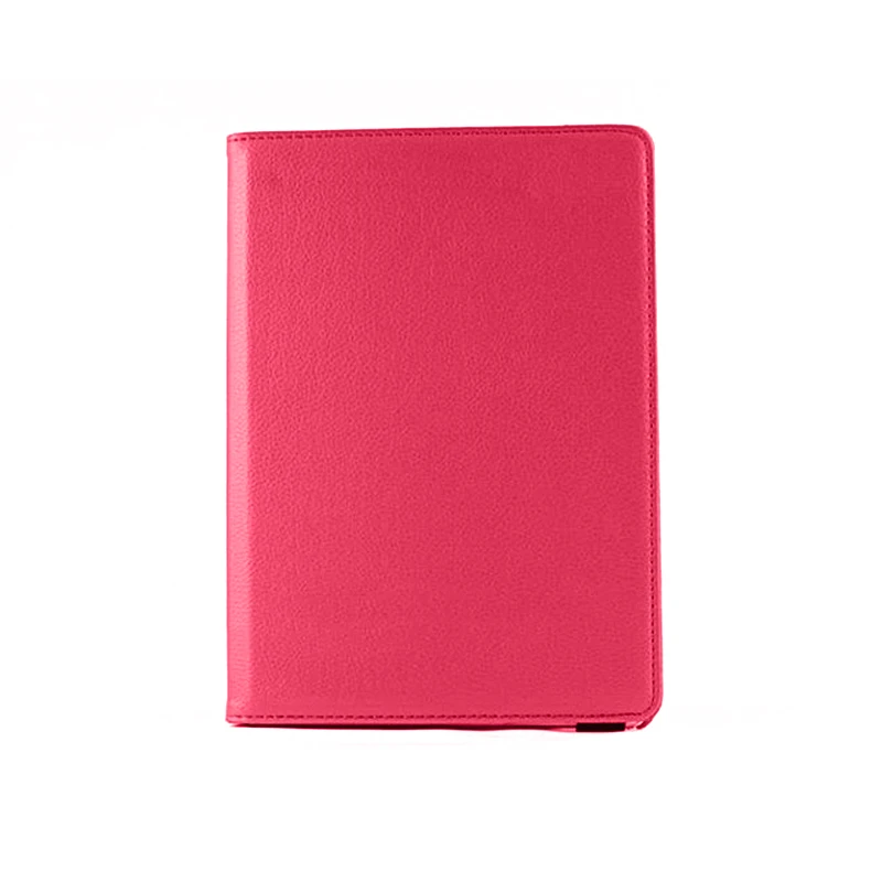 Rose red Для ipad подставка держатель 360 вращающийся чехол для ipad AIR2/ipad 6 из искусственной кожи чехол подставка чехол для ipad AIR2/ipad 6 - Цвет: Rose red