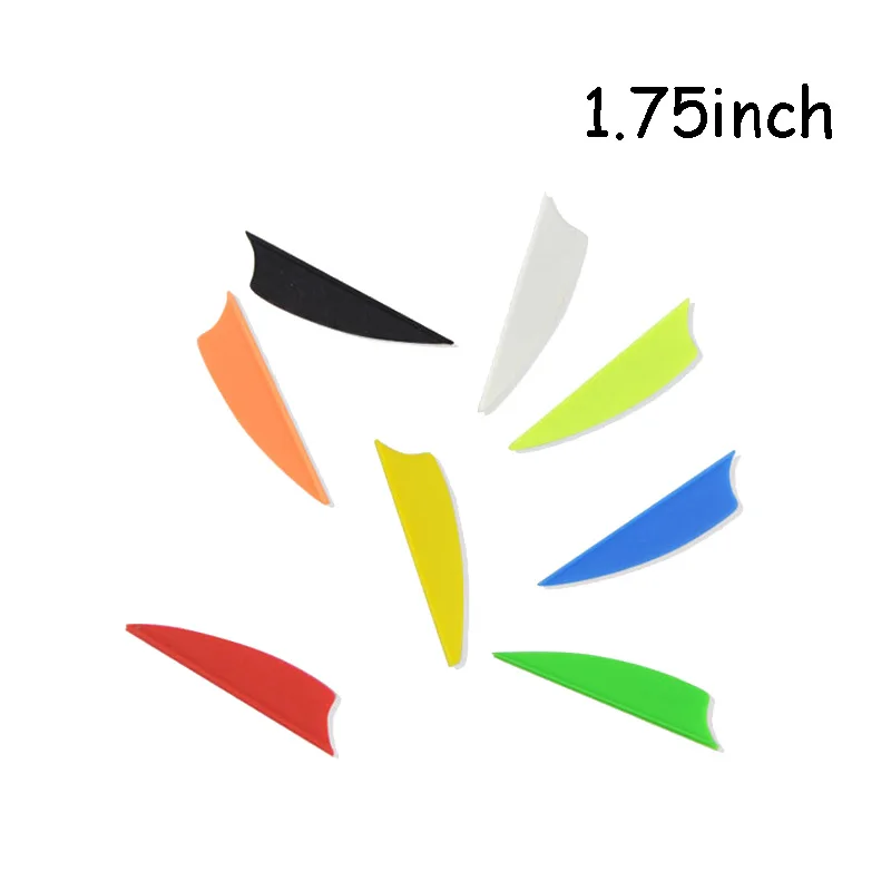 50 шт стрелы резиновое перо высокая эластичность пластик мишень Флетч 1 75 дюймов