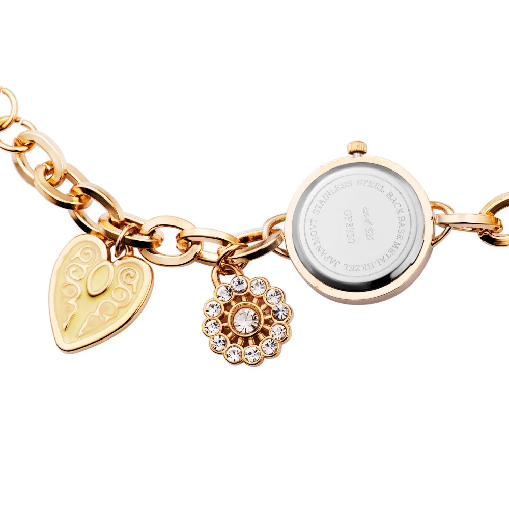 Горячая Распродажа женские часы со стразами и круглым циферблатом браслет с