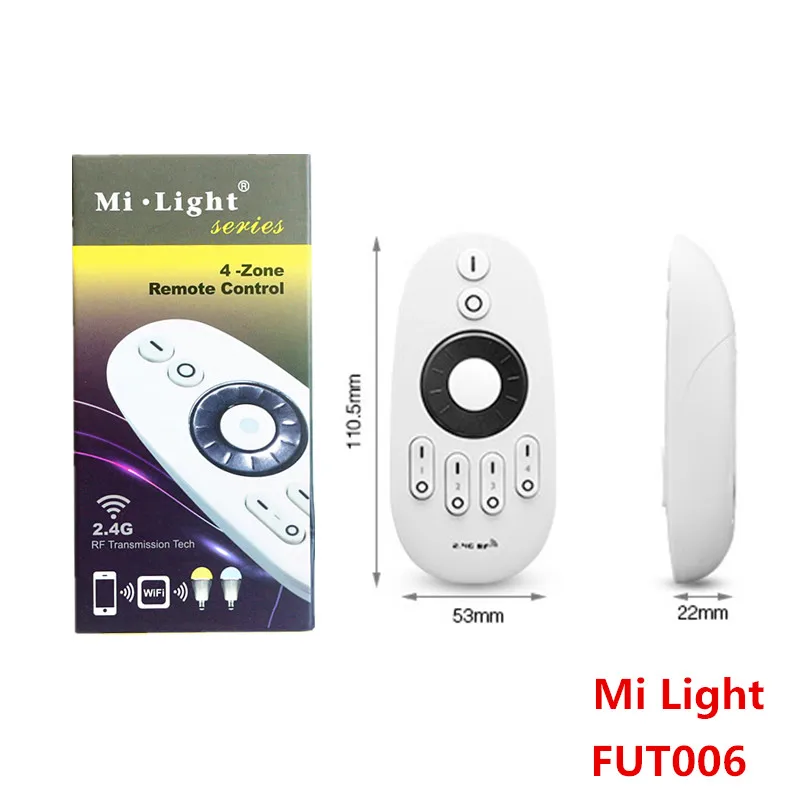 New Original Mi Light RF Rotating Wheel DIM Remote Control Wireless Transmission Dimmable With All Mi-Light CCT Bulb/LED Strip