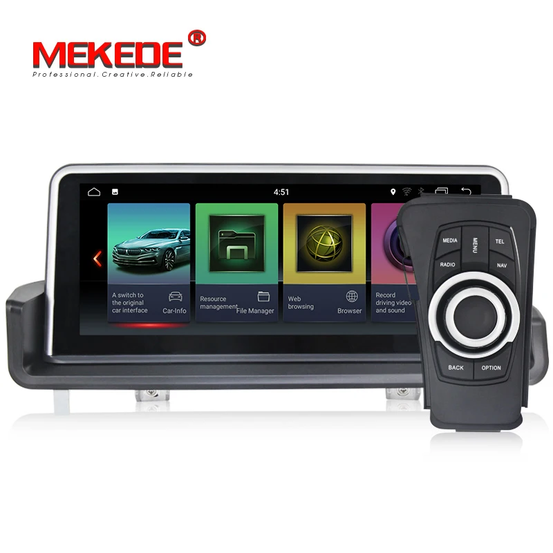 MEKEDE IPS экран 4 + 64 ГБ android 10 0 автомобильный DVD мультимедийный плеер для BMW 3 серии E90 E91