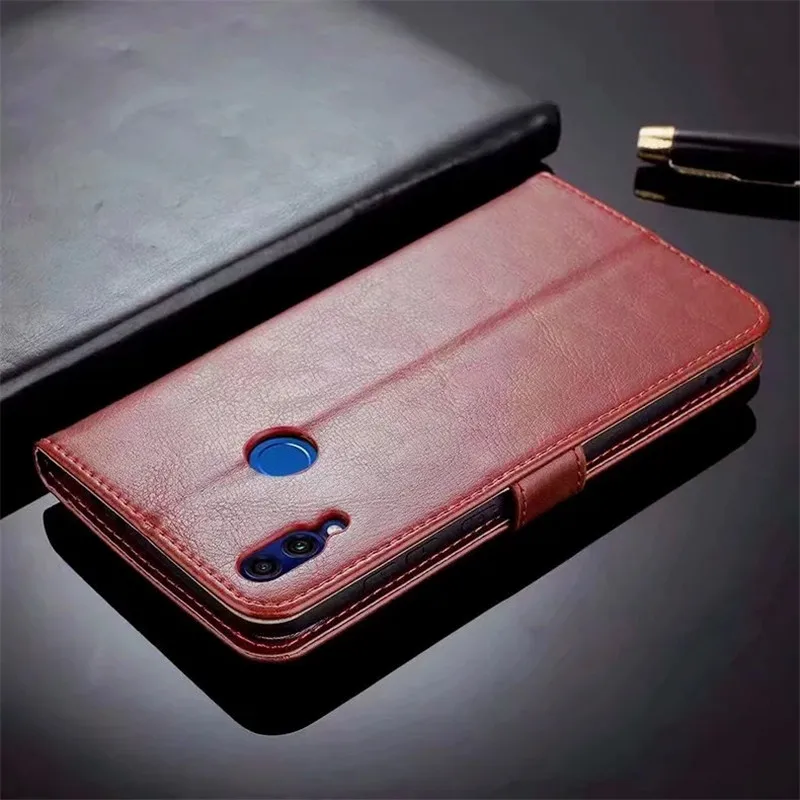 PDGB Бумажник кожаный чехол для Xiaomi Redmi 7 Note 7/Note7 Pro глобальная версия ретро Книга