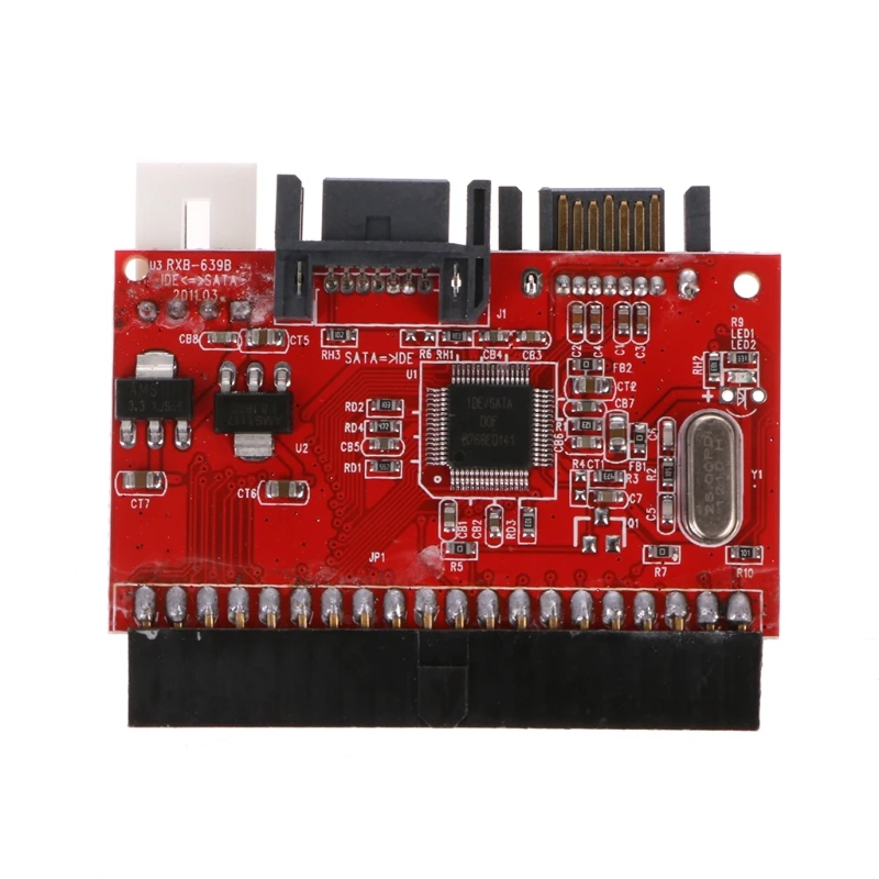 BGEKTOTH 2 в 1 IDE TO SATA/SATA TO IDE конвертер адаптер 40pin+ кабель для ATA HDD DVD