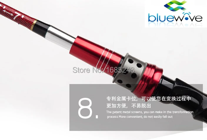 Новый дизайн запатентованная удочка для заброса приманки из углеродного волокна