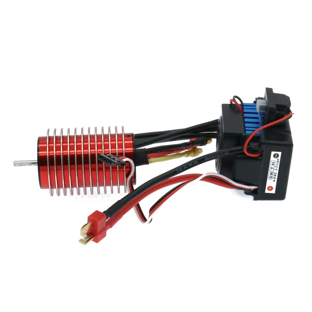 Водонепроницаемый Электронный регулятор скорости 45A Esc + бесщеточный двигатель