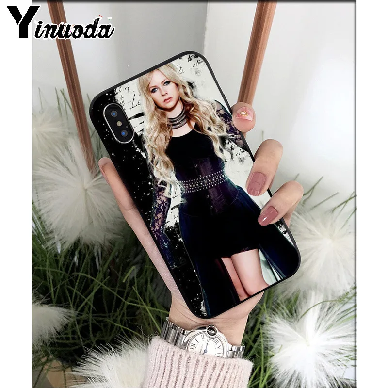 A9 Yinuoda Avril Lavigne силиконовый мягкий чехол для телефона из ТПУ для Apple iPhone 8 7 6 6S Plus X XS MAX 5 5S SE XR мобильных телефонов - Цвет: A9
