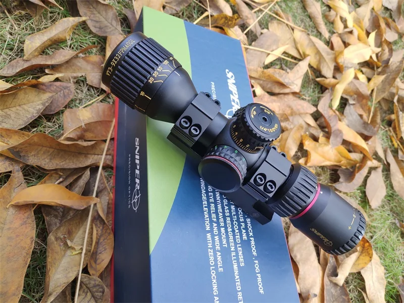 Снайпер VT 3-9X32FPMAOGL охотничий компактный оптический прицел тактический стекло травленая сетка красный зеленый llluminate прицел