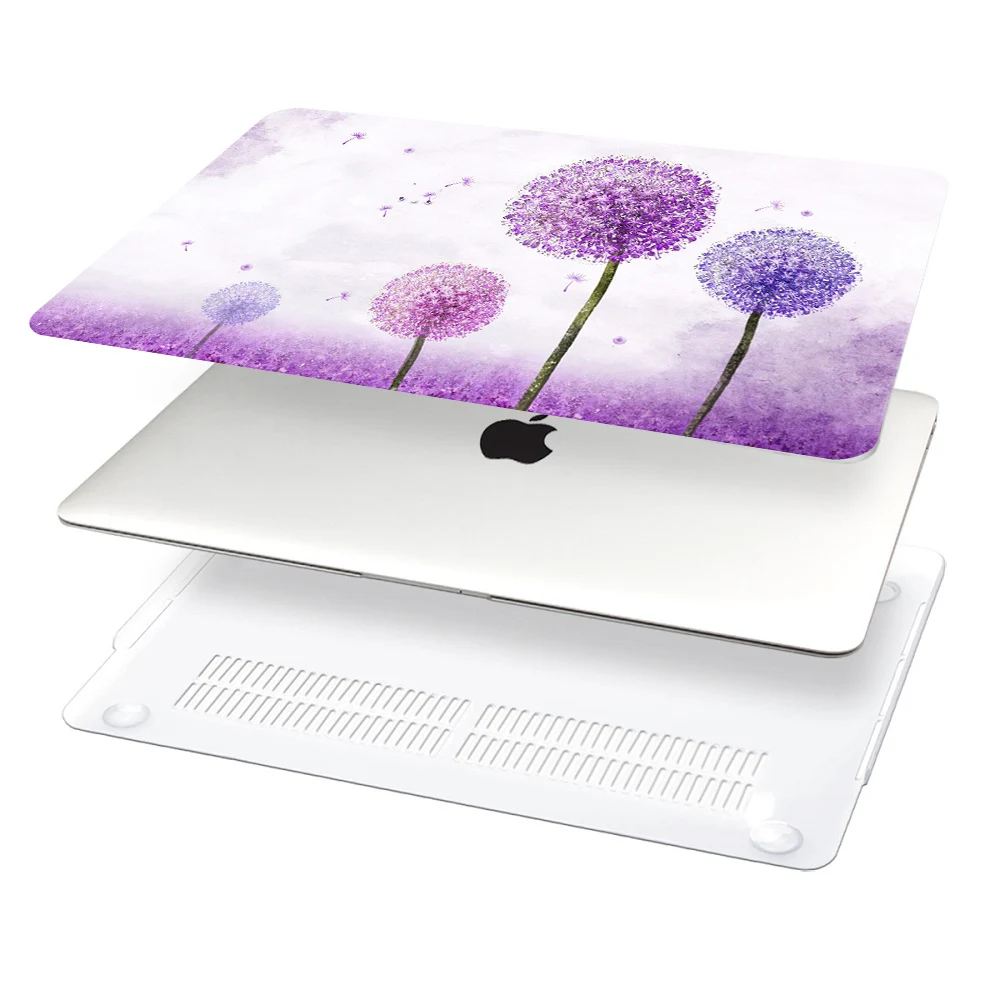 2019 новый жесткий чехол для ноутбука с рисунком + клавиатуры Apple Macbook Air 11 13 Pro Retina Touch