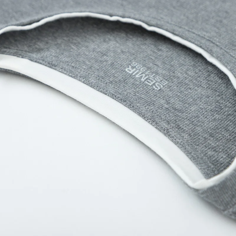 SEMIR Мужская футболка с короткими рукавами Корейская версия хлопок круглым