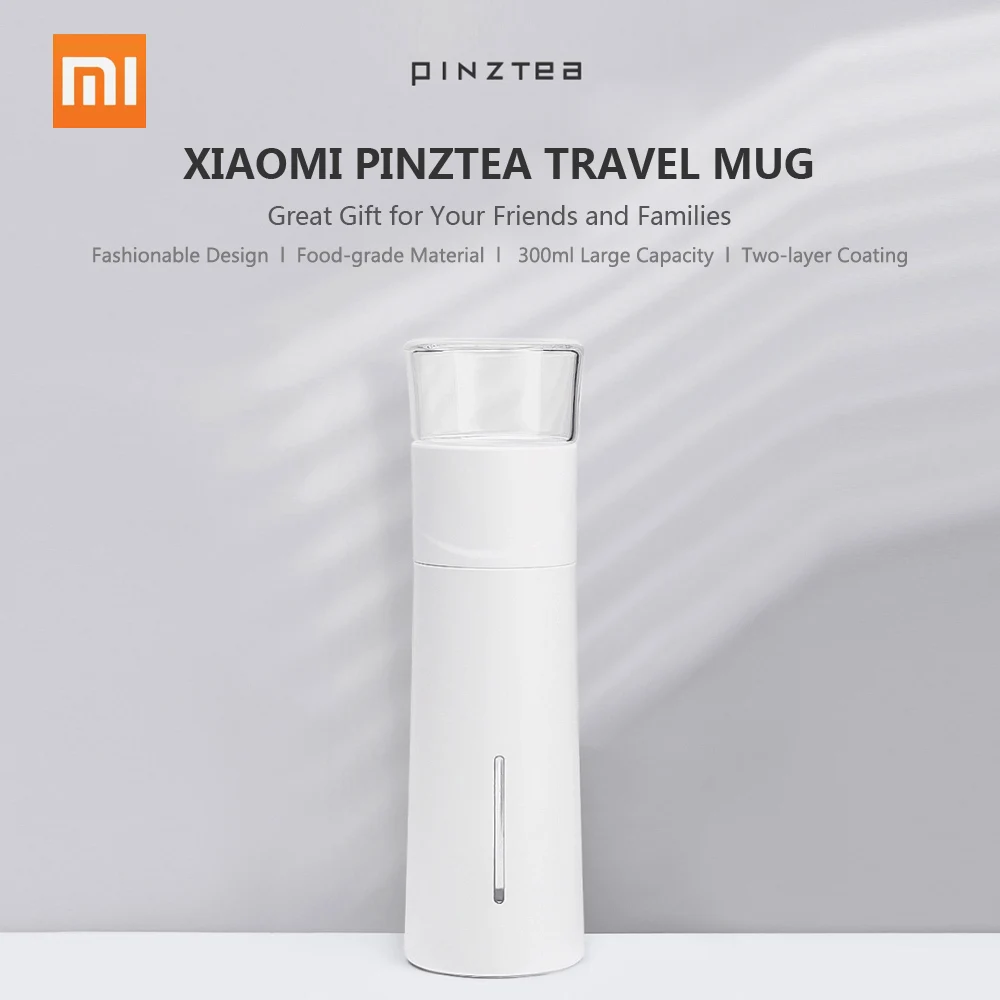 Xiaomi mijia PINZ чай 300 мл портативная кружка для воды Термокружка бутылка с сеточкой для заваривания чая контейнер для сохранения тепла чашка для путешествий на открытом воздухе кружки H30