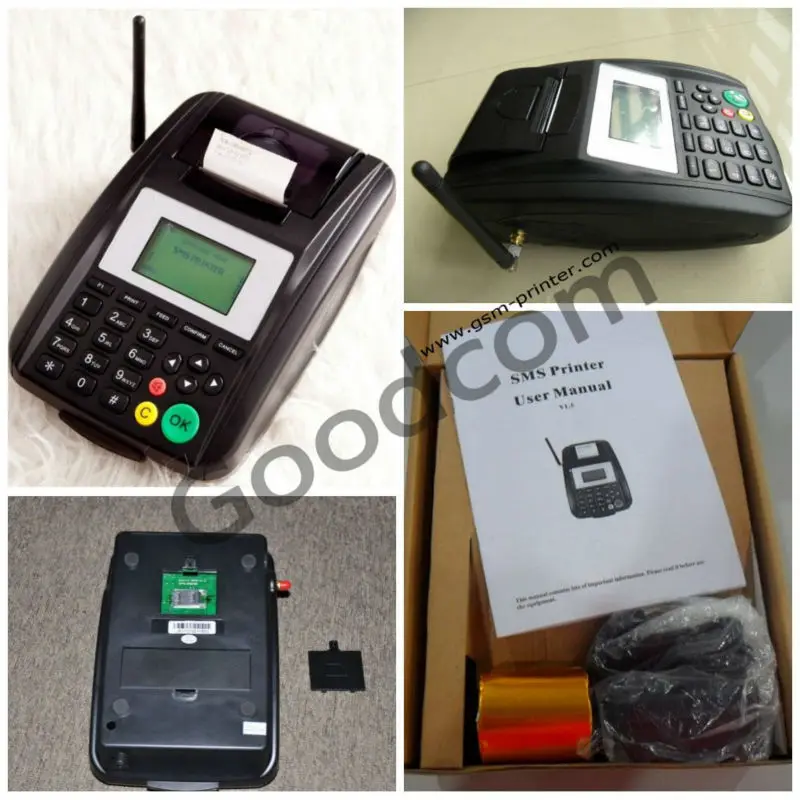 GPRS SMS принтер может получать и распечатывать заказы с веб сервера|gprs sms printer|sms