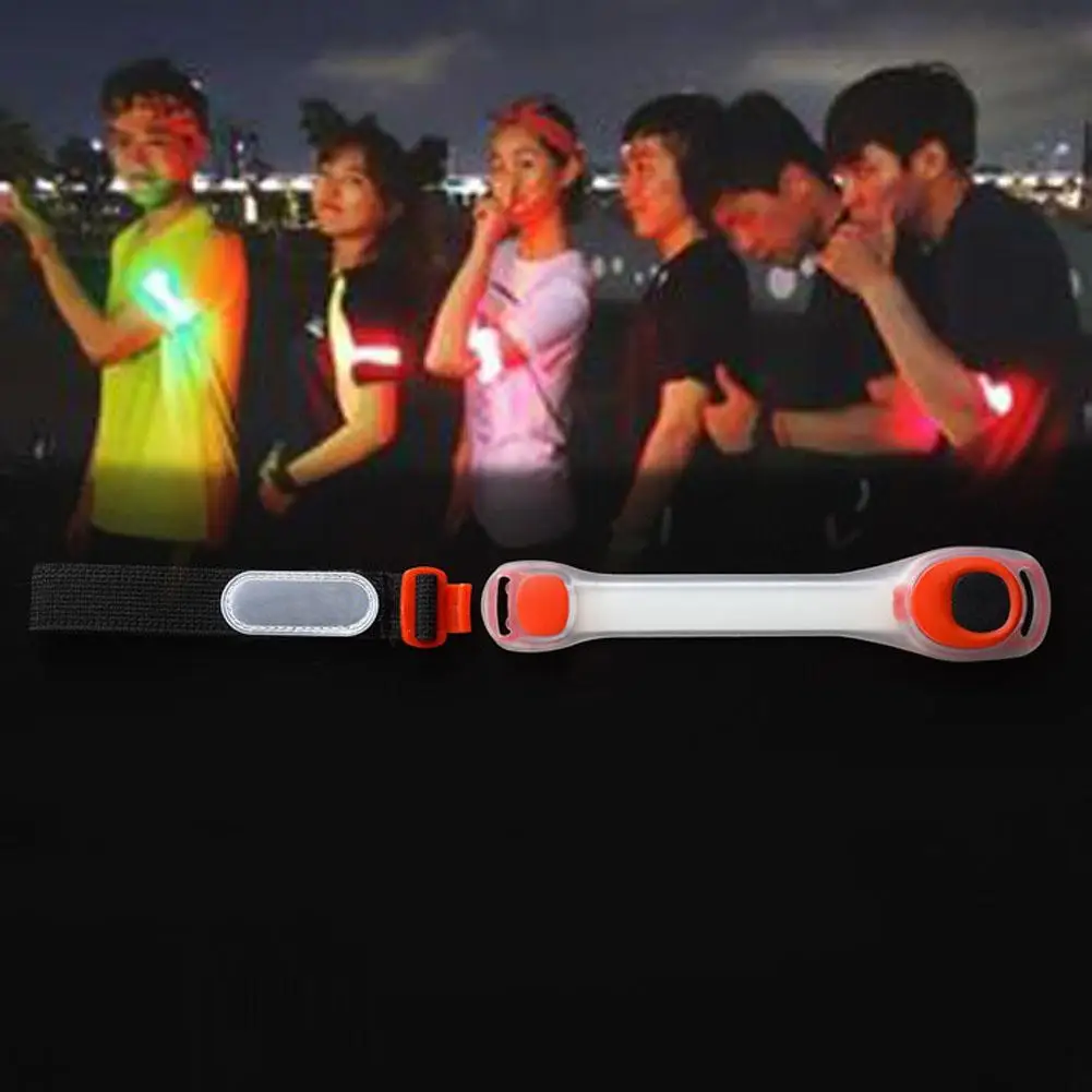 1 шт. ночник велосипедный фонарь светодиодный нарукавник светоотражающий ремень