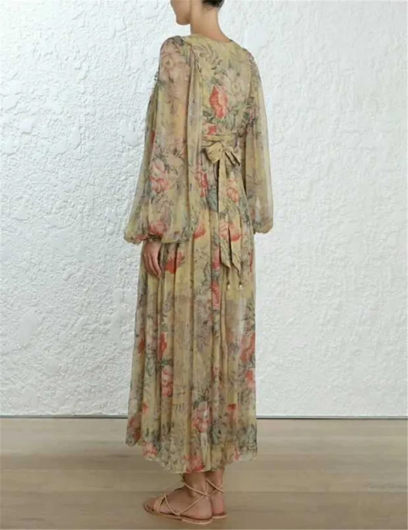 Роскошное женское платье в стиле бохо 2019 сексуальное с глубоким v-образным