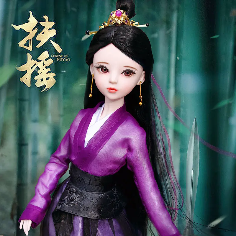 60 см ручная работа 1/3 Bjd куклы FUYAO/JINMI/белая змея большой соединенный Китайский