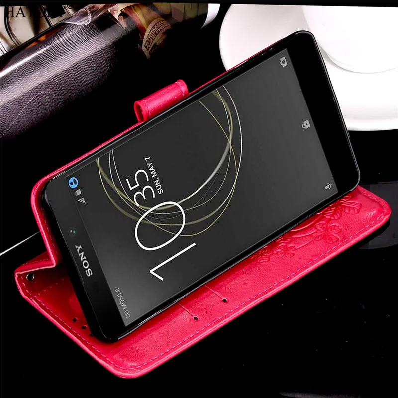 Чехол HATOLY для Sony Xperia L2 из искусственной кожи и ТПУ чехол телефона H3311 H4311 слот