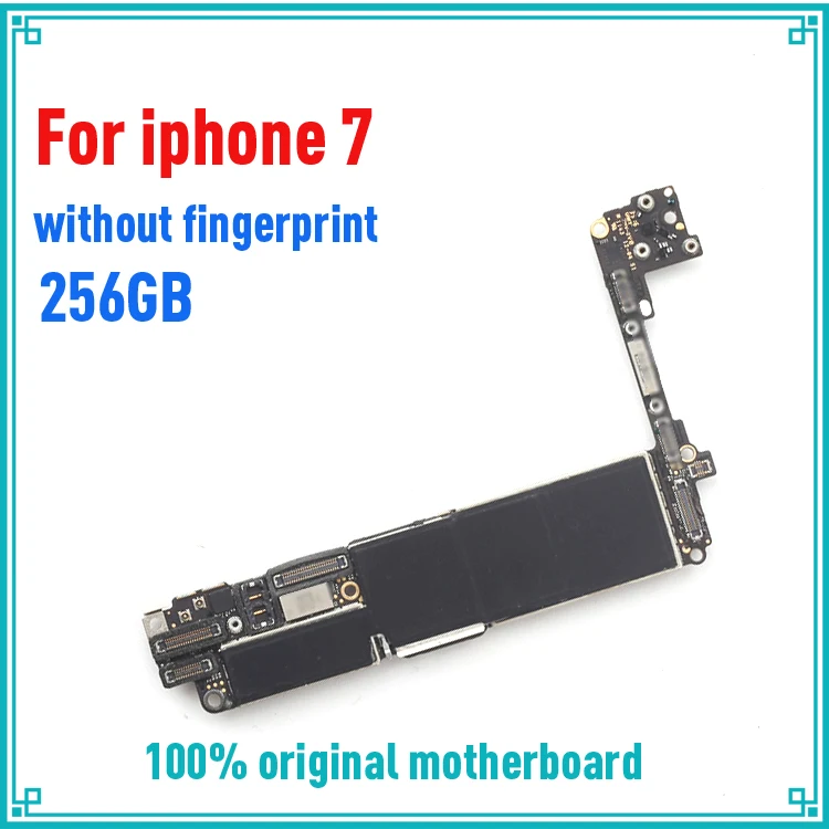Без Touch ID для iphone 7 материнская плата с системой IOS 256 ГБ оригинальная