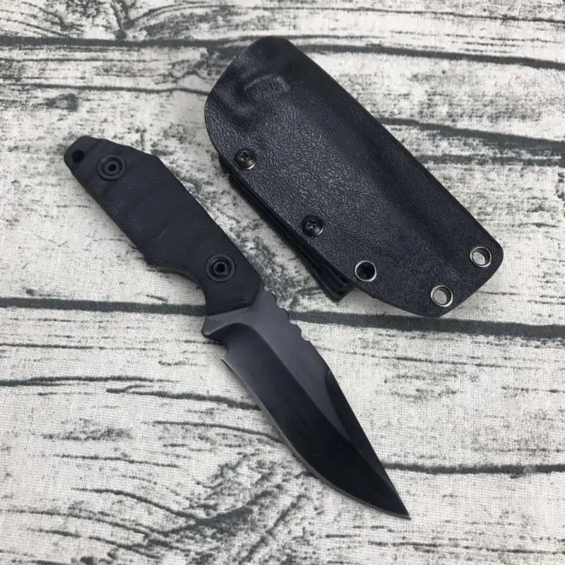 D2 Сталь G10 Ручка 59HRC фиксированный нож открытый маленький Фиксированный Клинок