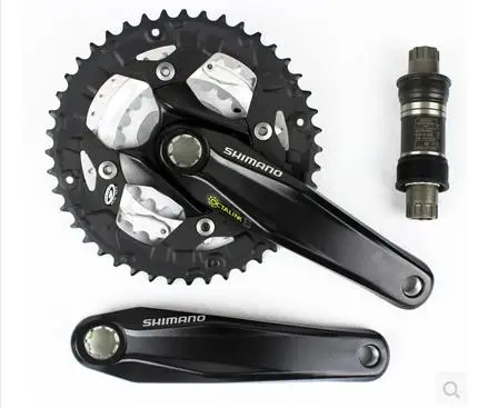 MTB Ctalink M430 3x9S 27S комплект кривошипов + нижняя Скоба ES25 68x118 мм|bottom bracket|shimano aliviomtb crankset