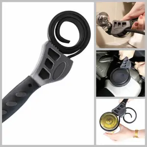 Многофункциональный регулируемый гаечный ключ, 50 см гаечный ключ с резиновым ремешком дюйма, инструмент для ремонта автомобилей