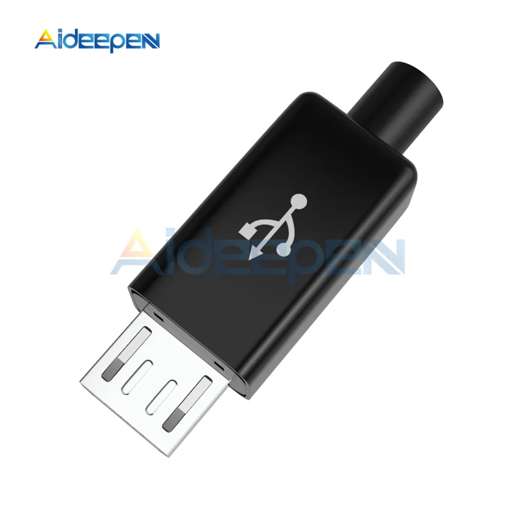 Штекерный разъем Micro USB с крышками набор сделай сам 50 шт.|Соединители| |