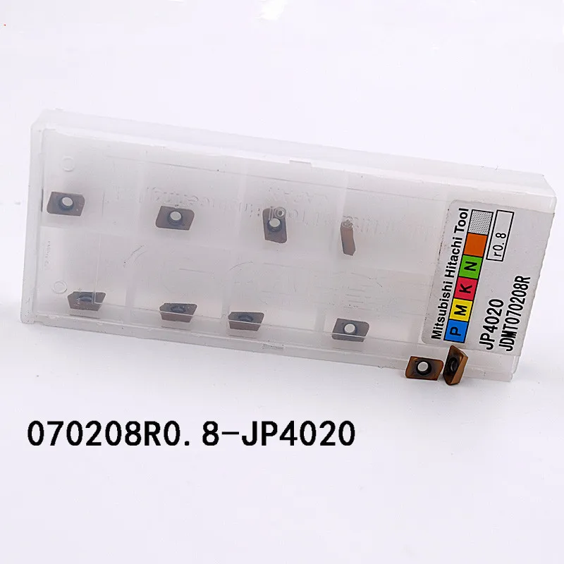 Новинка HITACHI 100 шт R0.4 R0.8 фрезерные Вставки JDMT070208R JP4020/ JP4120/ JDMT070204R JP4020 | Инструменты