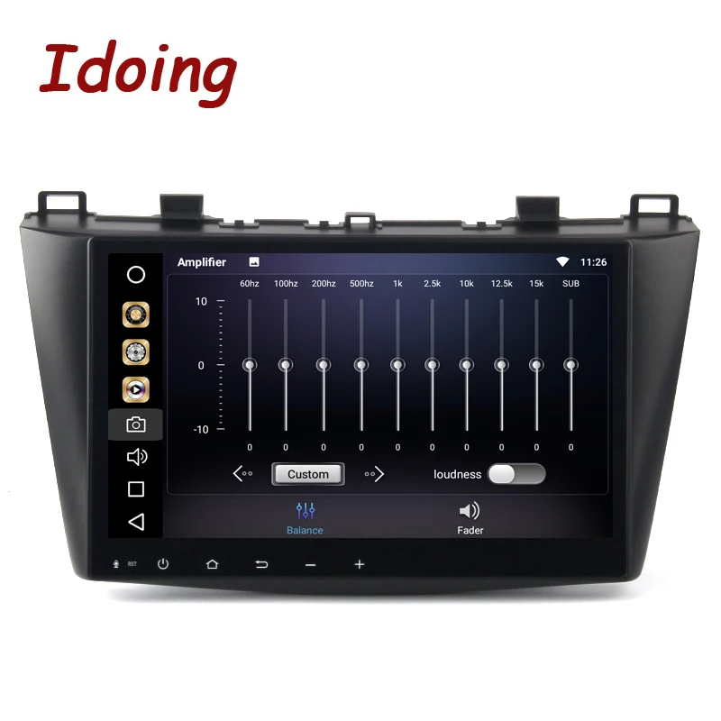 Idoing 1Din 9 дюймов Android8.0 автомобильный мультимедийный плеер Fit Mazda 3 2010-2012 Octa core