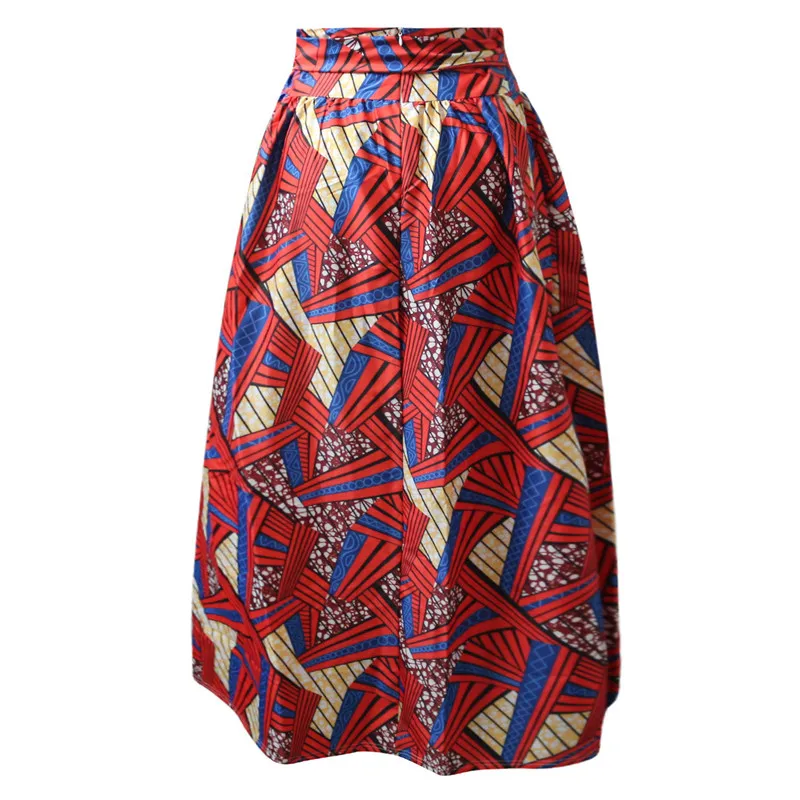 Большие размеры, африканские юбки, одежда 5XL, Анкара, индийская африканская цветная женская летняя и Осенняя мода, бандажная длинная юбка, стиль