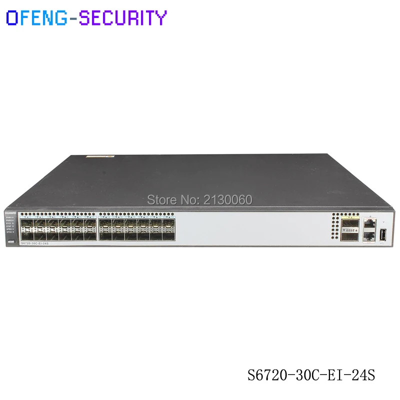 Huawei 24 порта SFP переключатель S6720 30C EI 24S с шт. GE порт и 2 QSFP переключатель|Коробки