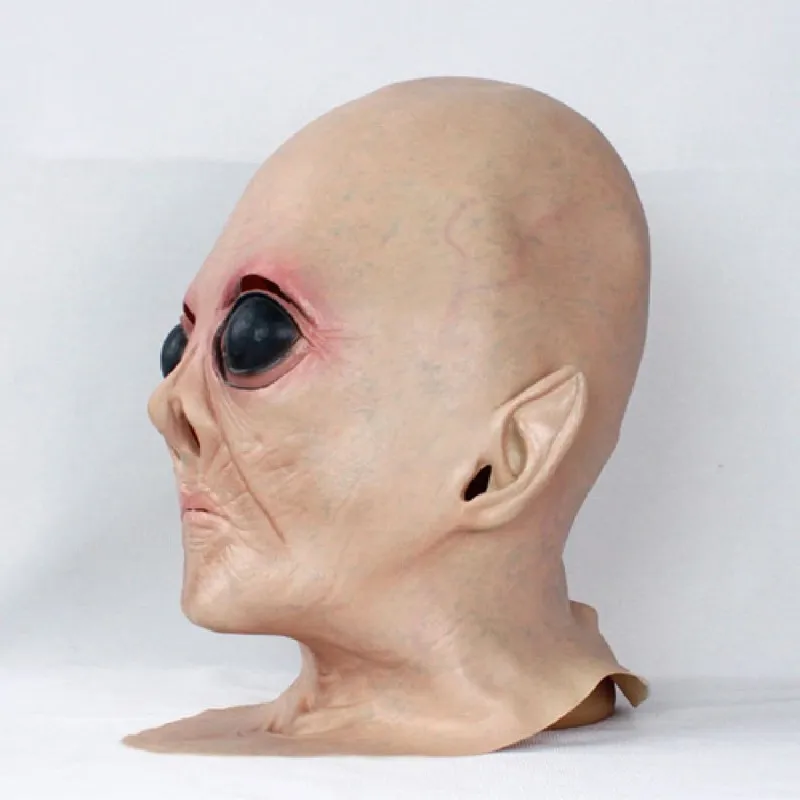 Сверхземные вечерние латексные маски Alien UFO ET Horror силиконовая маска для лица