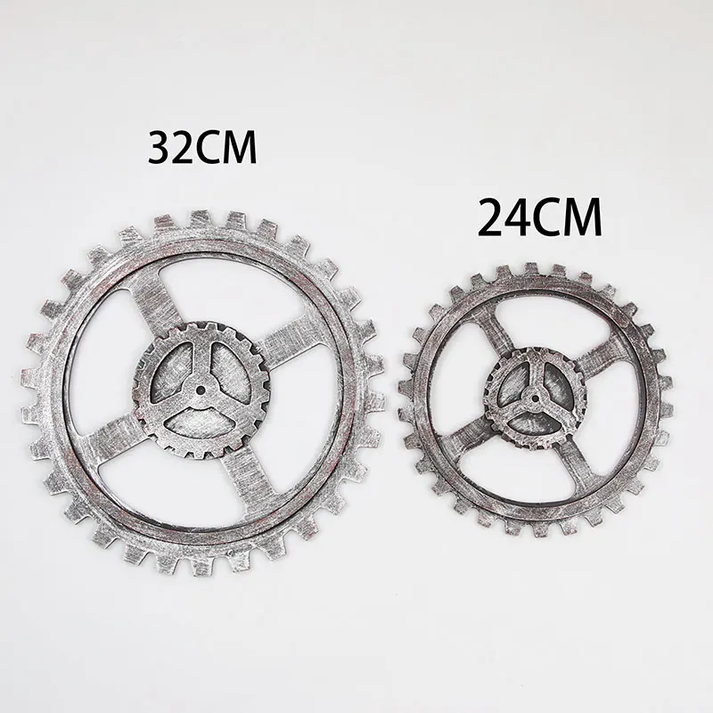Один пирог Ретро шестерни бар Гриль наклейки на стену личность волос салон