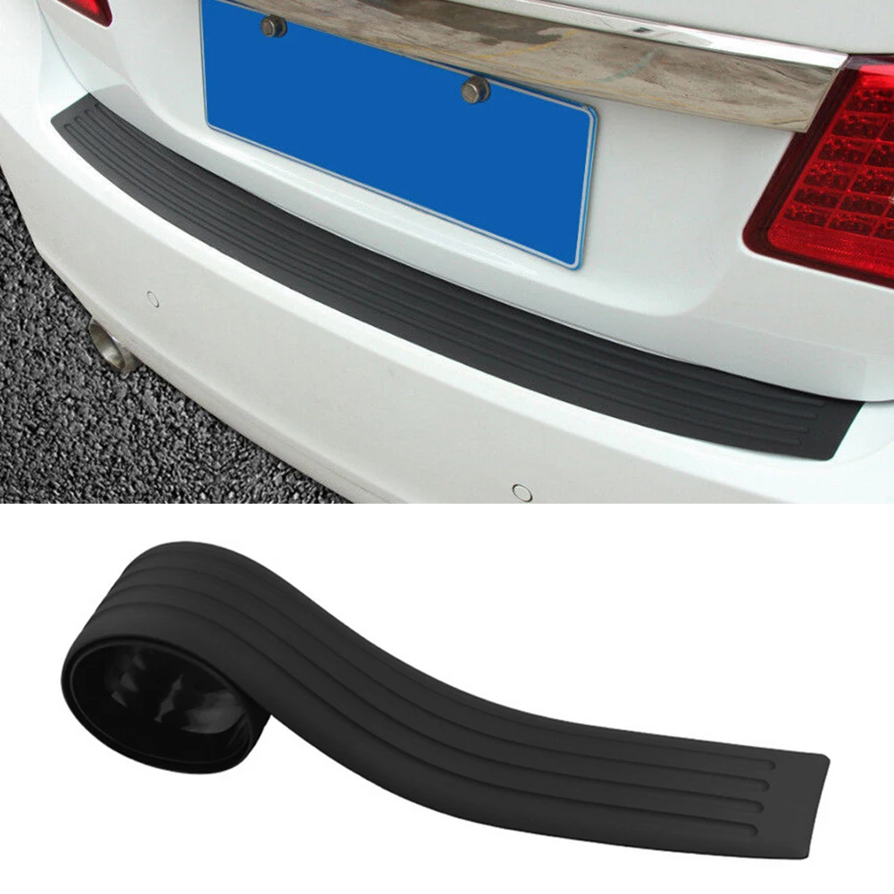 С крышкой Защита от царапин Автомобильный задний резиновый бампер коврик