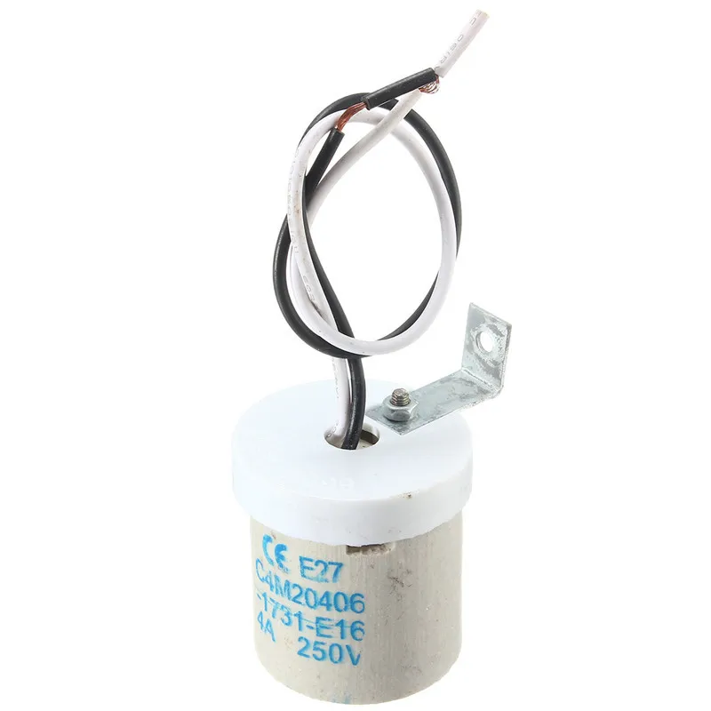 Цоколь лампы E27 Гнездо для патронов провод керамический тепловой светильник