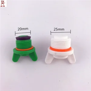 Бесплатная доставка, 10 шт., концевые соединители для шланга 2025 мм, PPR с фартуком и штекером