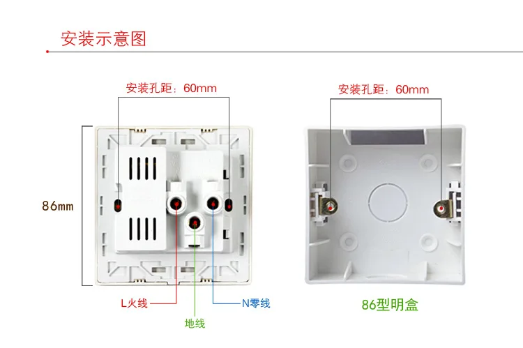 Новое поступление универсальная настенная розетка с 2 портами USB переменный ток