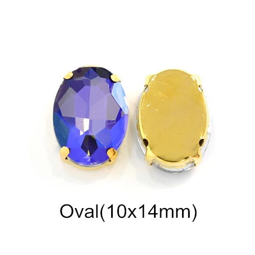 10x14mm---20PCS 20 шт черный бриллиант AB формы смешивания размеры пришить стразы с коготь Flatback Стекло шитье стразами камни для Сделай Сам одежда B1152 - Цвет: 10x14mm---20PCS