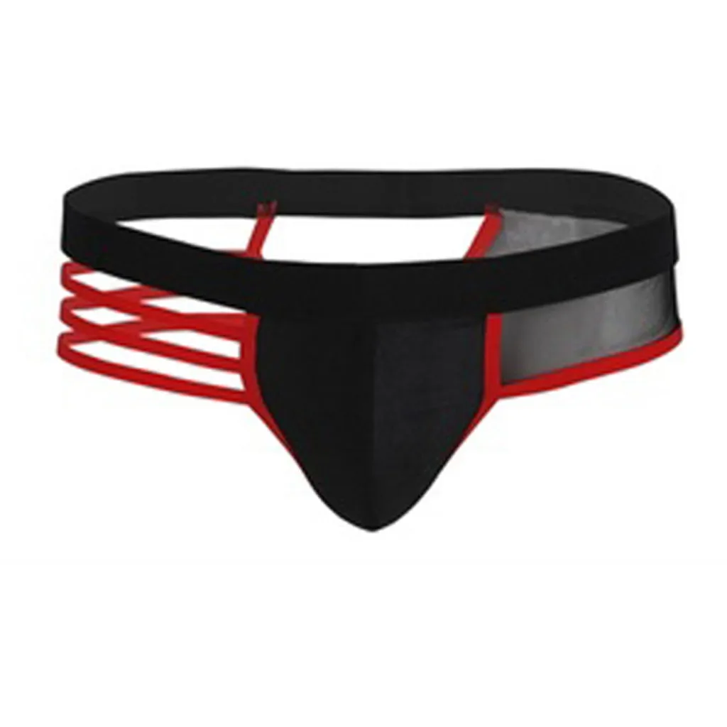 Мужское нижнее белье сексуальные трусы мужское с вырезами на лямках
