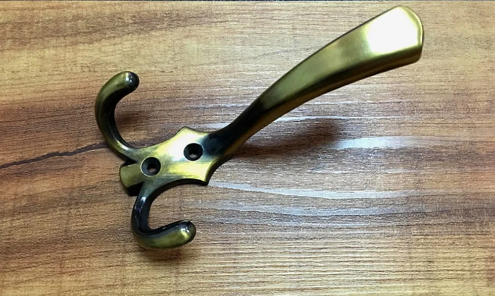 Green bronze black and white blue gold silver modern American wardrobe door hanging hook coat hat wall hook