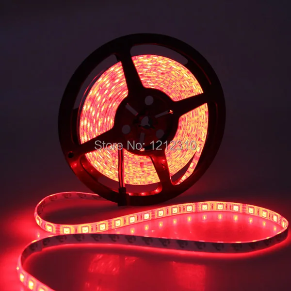 Оптовая Продажа SMD 5 м/300 светодиодов Водонепроницаемая гибкая лента RGB 3528