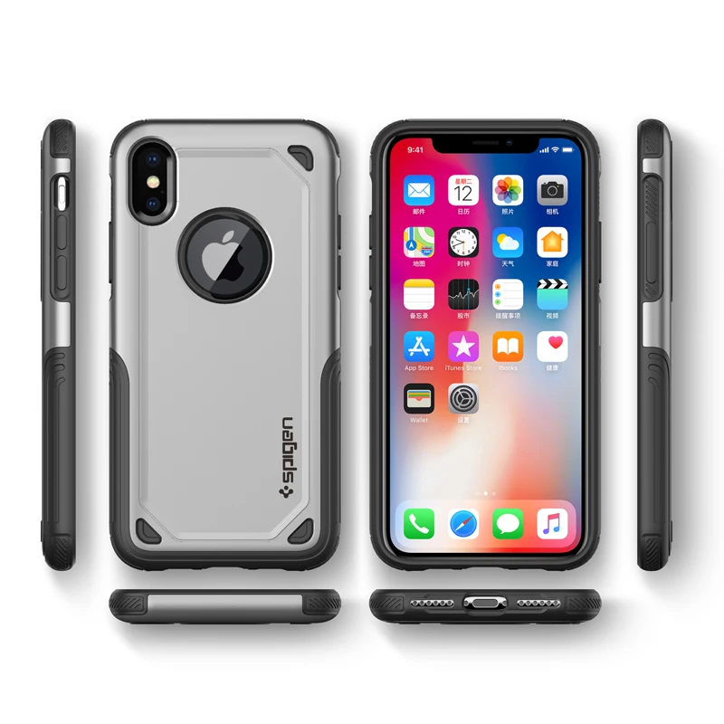 Luxury Hybrid Armor Case For iPhone X 8 7 6 6S Plus 5 5S SE Phone Shockproof Cover Samsung Galaxy S9 S8 Note Spigen |