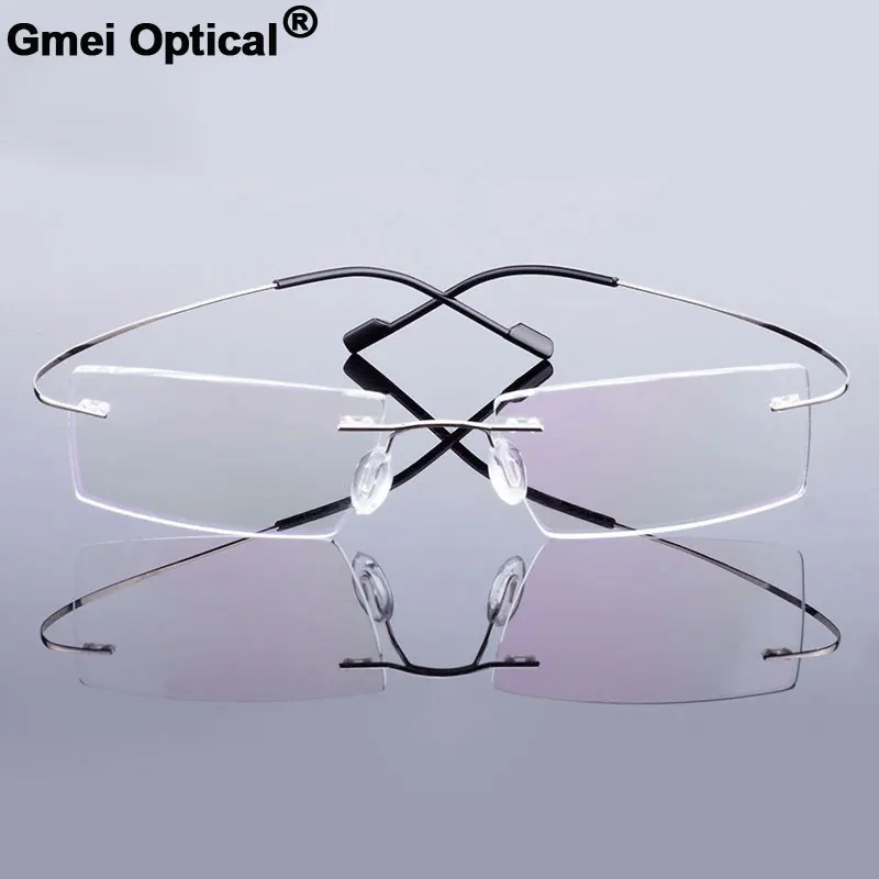 Новое Прибытие 9 цета мода без рака Сплава с памяю верхлкий какас|rimless glasses frames|glasses