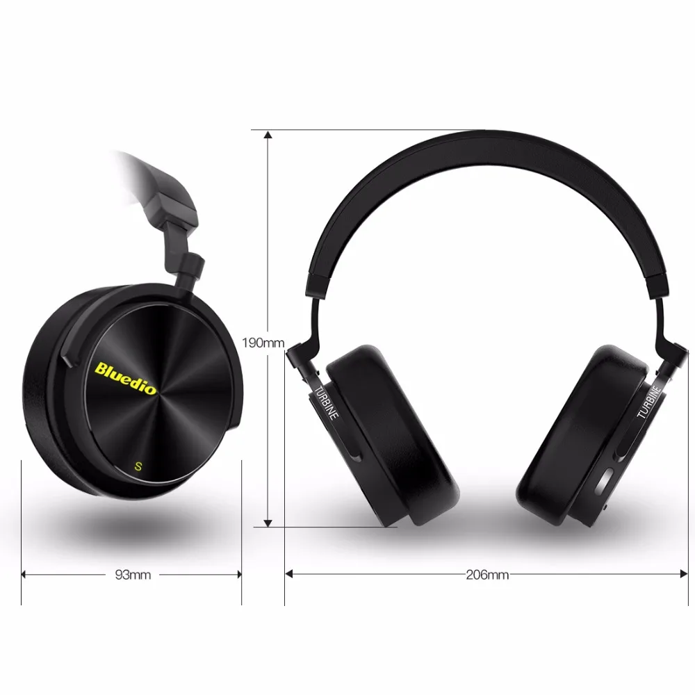 Bluedio T5S активные Беспроводные наушники с шумоподавлением, портативная гарнитура с микрофоном для сотовых телефонов, мобильных телефонов