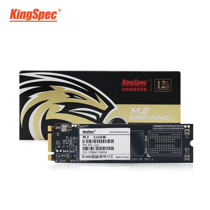 Внутренний жесткий диск Kingspec NGFF M2 SSD 500 ГБ 1 ТБ M.2 SATA сигнальный 240 480 960 для