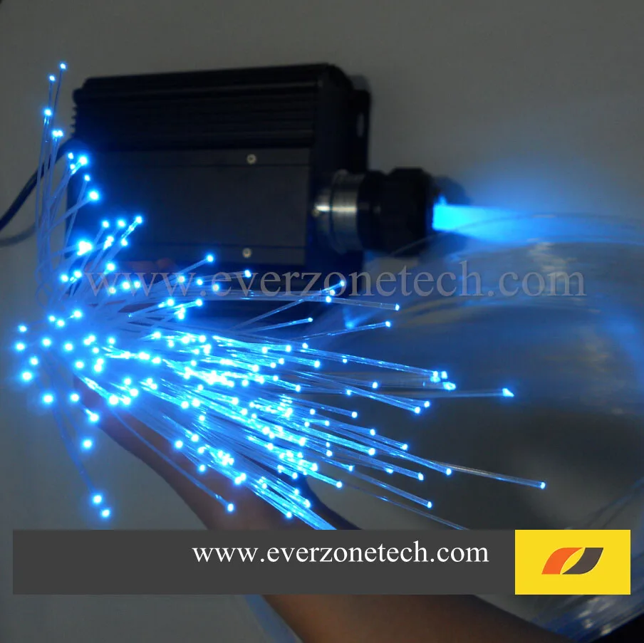 

FY-45W-001 Massive Pointed Lights Project Application 45w LED Fiber Optic Star Kit 1000pcs 0.75mm with RGB remote control