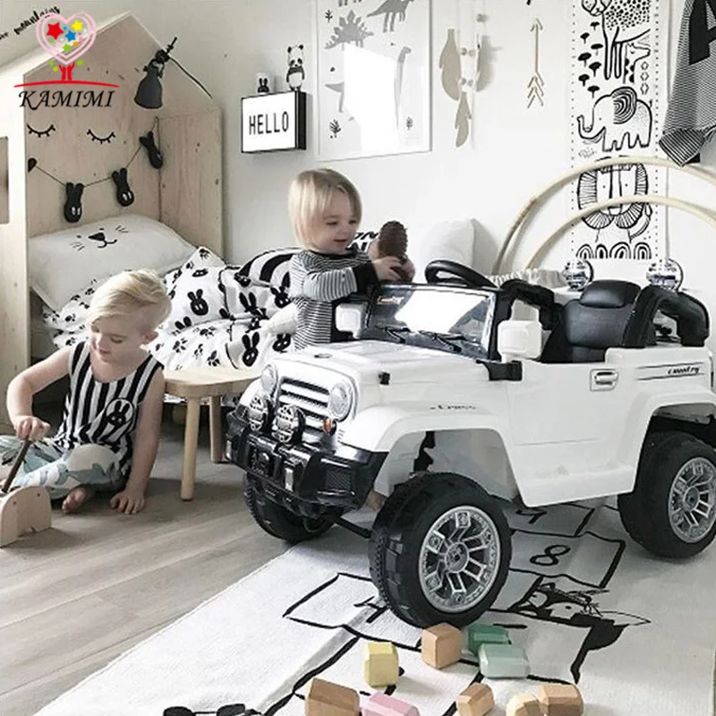 playmat Digital Cotton kids Blanket baby paly mat Kid Sleeping Stroller Crawling Carpet decoration room gym | Мать и ребенок