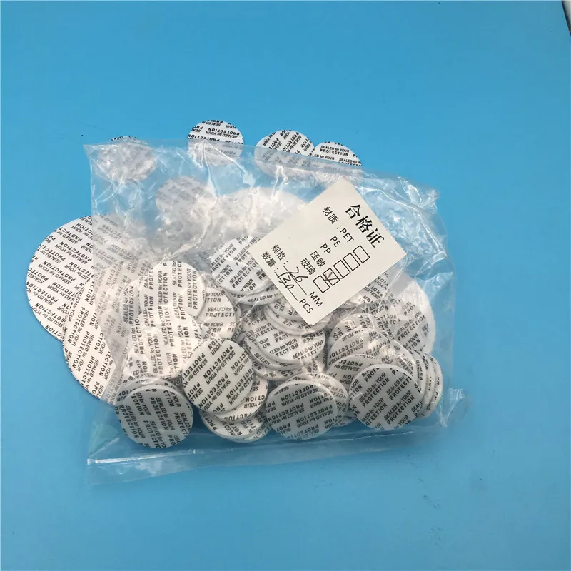 

Круглые белые бумажные наклейки для бутылок 1000 шт