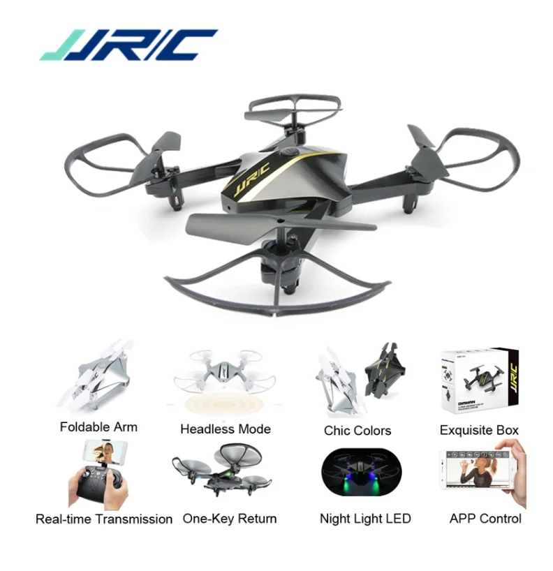 Складной Дрон для селфи JJRC H44WH DIAMAN 720P WIFI FPV с режимом удержания высоты